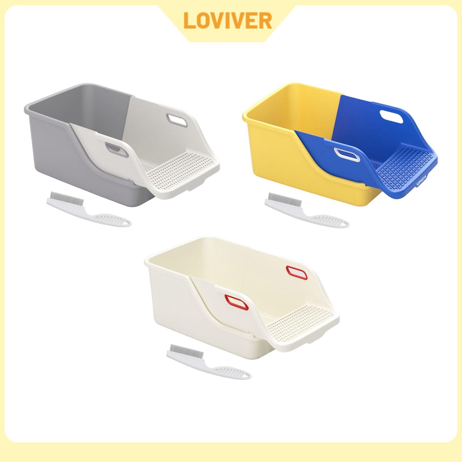 Cat Litter Box Cat Toilet Easy Clean Pet Bedpan Tray Anti Leakage Compact Easy Use Professional Washroom Furniture Litter Pan ราคา 12,288 บาท*ส่งฟรี