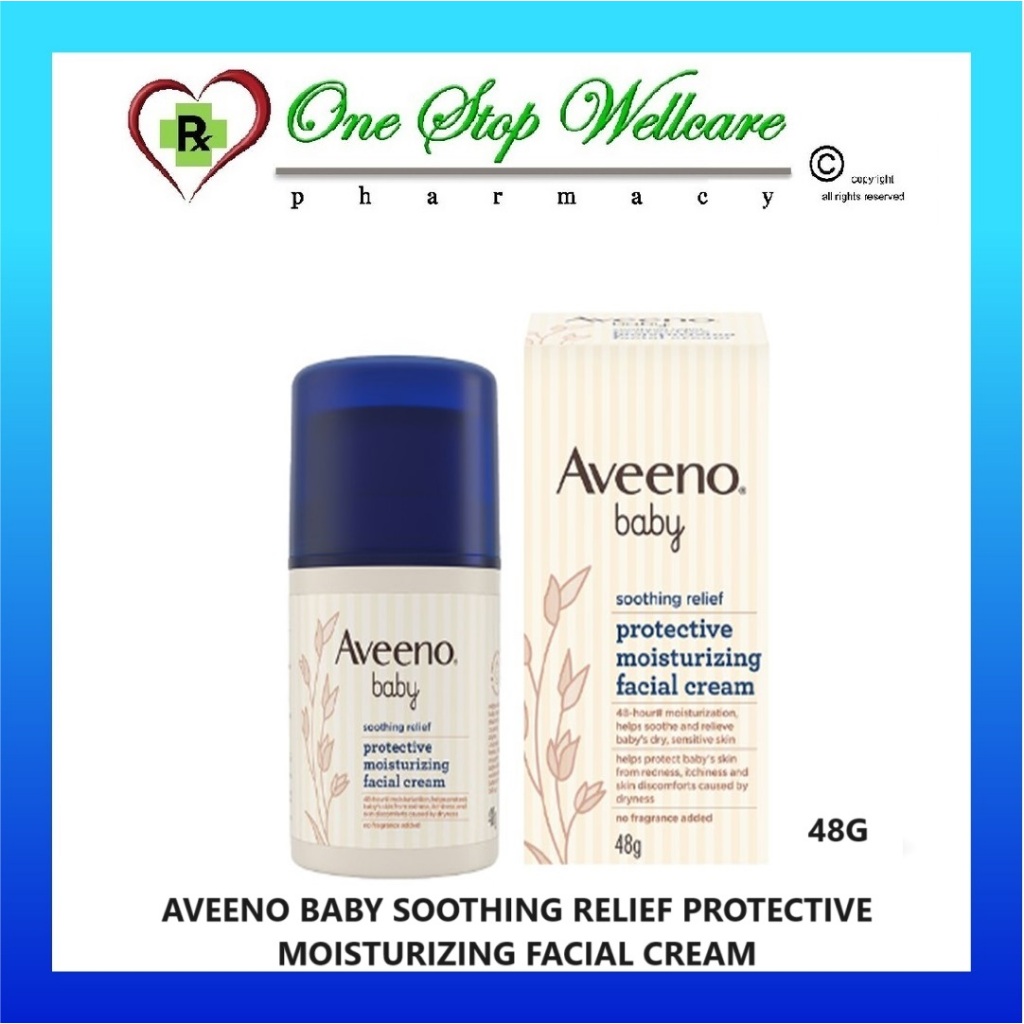 AVEENO BABY SOOTHING RELIEF PROTECTIVE MOISTURIZING FACIAL CREAM 48G (EXP:04/2028)
