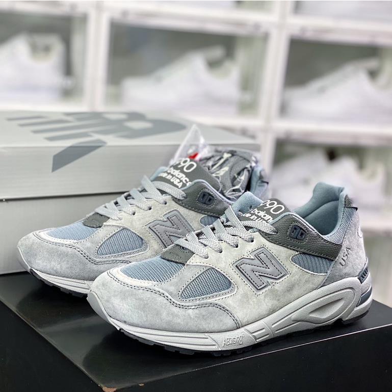 WTAPS x New Balance 990 v2 NB990 Giày chạy bộ thể thao hấp thụ sốc thoáng khí thoải mái M990WT2