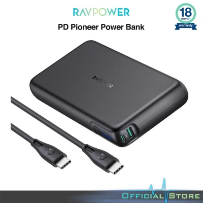 RAVPower PD Pioneer Power Bank 30000mAh/15000mAh/20000mAh 90W/30/60 2-Port PD 3.0 + QC 3.0 for iPhone 13