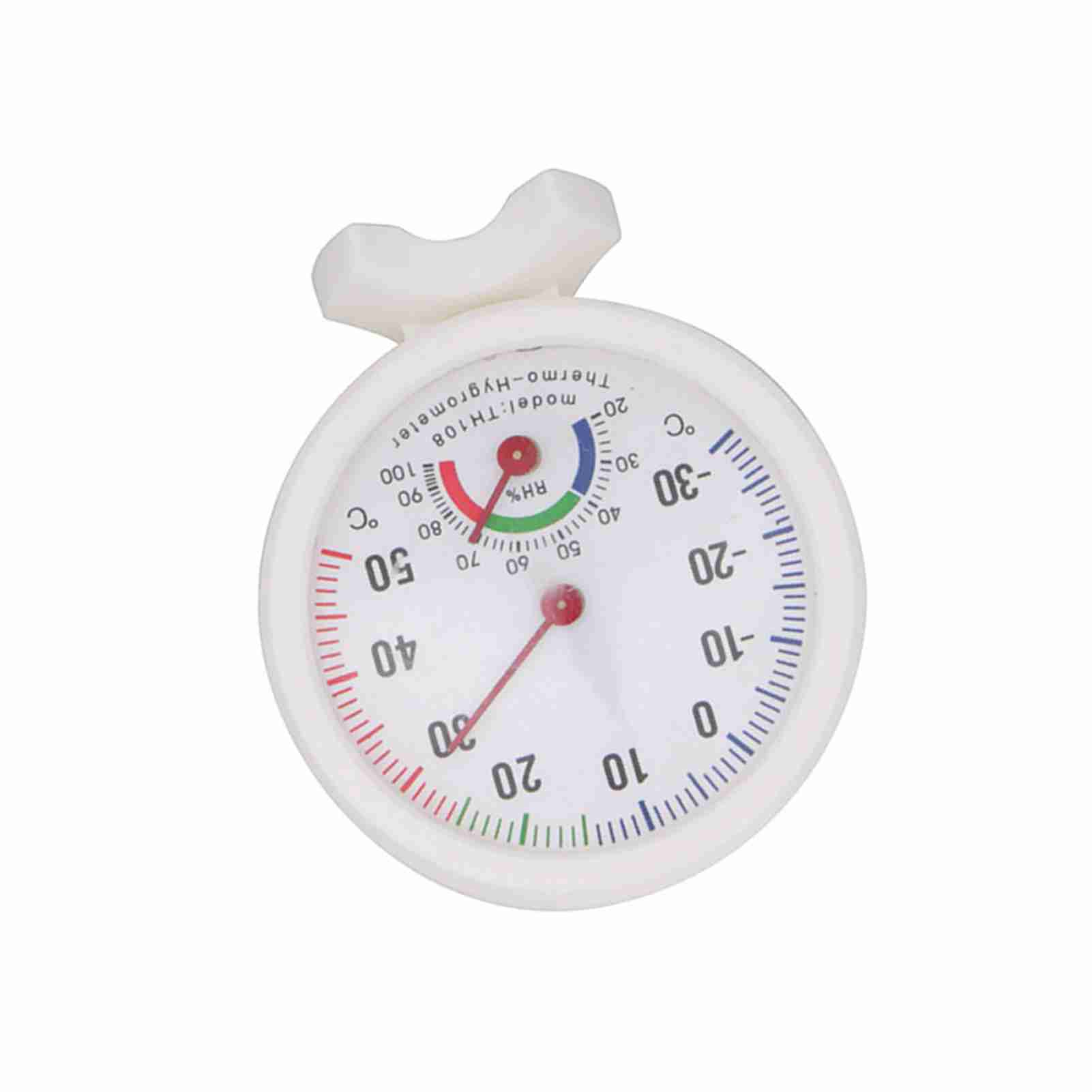 Trong nhà analog Đồng hồ đo nhiệt độ, độ ẩm hộ gia đình cao ẩm kế analog nhựa TH108 Nhiệt kế 30-50 ° C