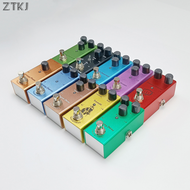 Tăng tốc cổ điển Phơ Guitar điện/méo/méo/Tremolo/điệp khúc cổ điển/Độ trễ kỹ thuật số