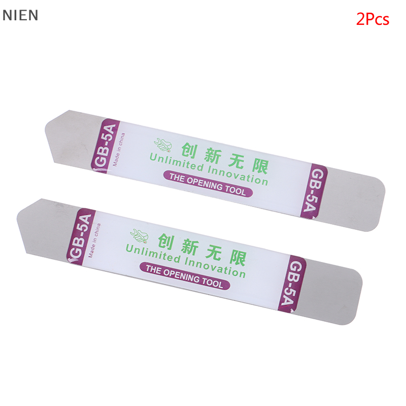 NIEN 2/5 chiếc thanh nâng lưỡi mềm bằng kim loại Bộ dụng cụ sửa chữa mở thanh nâng lưỡi mềm sửa chữa điện thoại