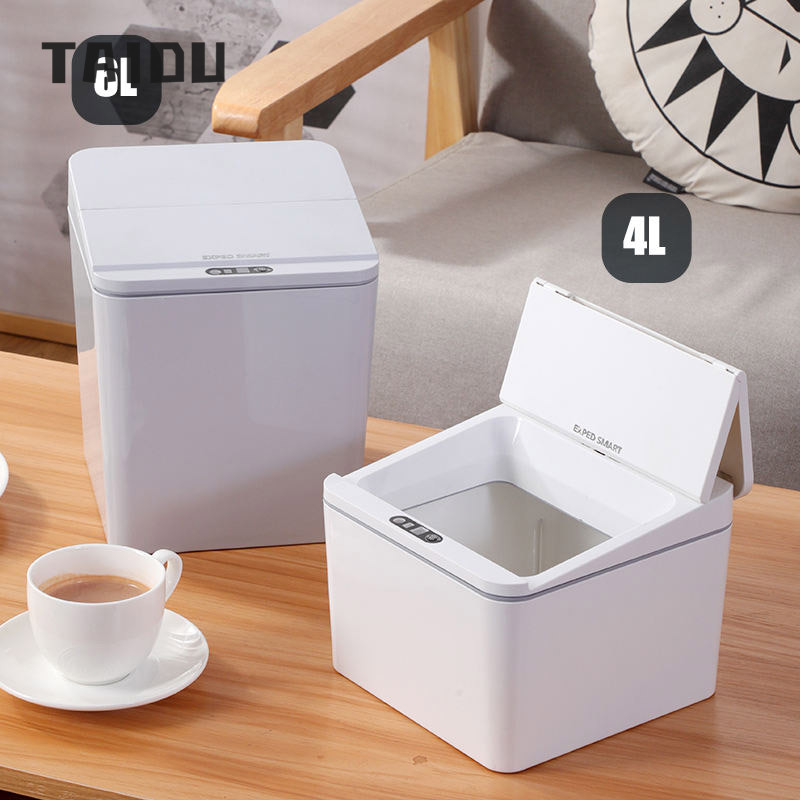 TAIDU Smart induction electric desktop car trash can storage box table dormitory office tissue box snack box ราคา 343 บาท*ส่งฟรี