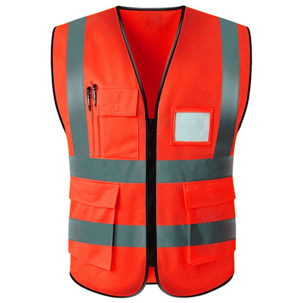 SYXQUS Bảo hộ lao động Phương Tiện giao thông Đa Túi Chạy Đua Ban đêm Quần Áo phản quang An toàn Vest Cơ thể An Toàn Thiết Bị Bảo Vệ Phản quang phản chiếu vest