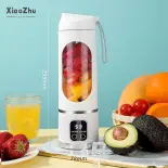 Xiaozhubangchu Máy ép trái cây cao cấp gia dụng nghiền đá cốc trong máy ép trái cây sạc USB Máy ép trái cây cầm tay Cốc du lịch ngoài trời