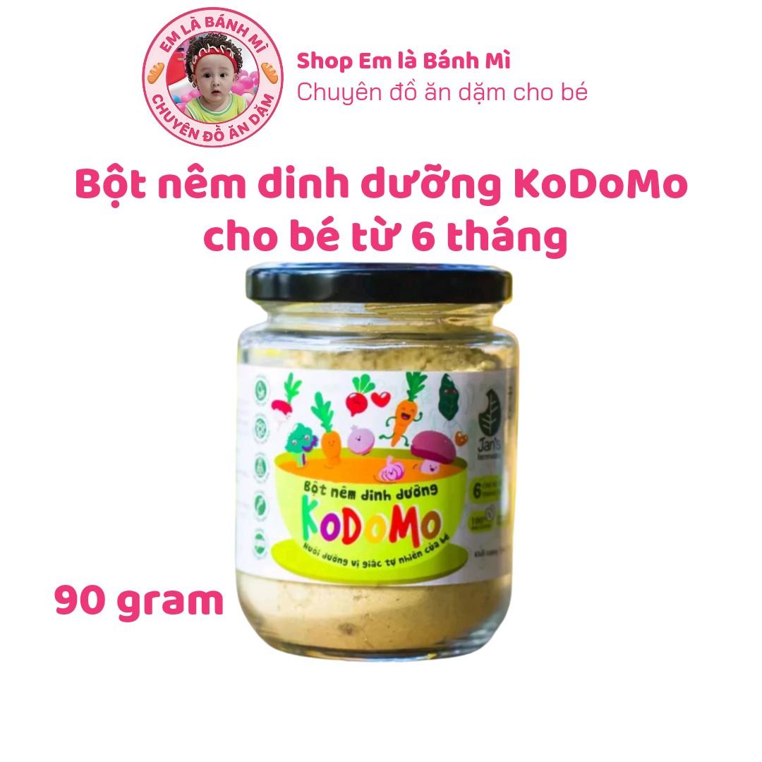 Bột nêm dinh dưỡng KoDoMo gia vị cho bé từ 6 tháng 90gr vị rau củ