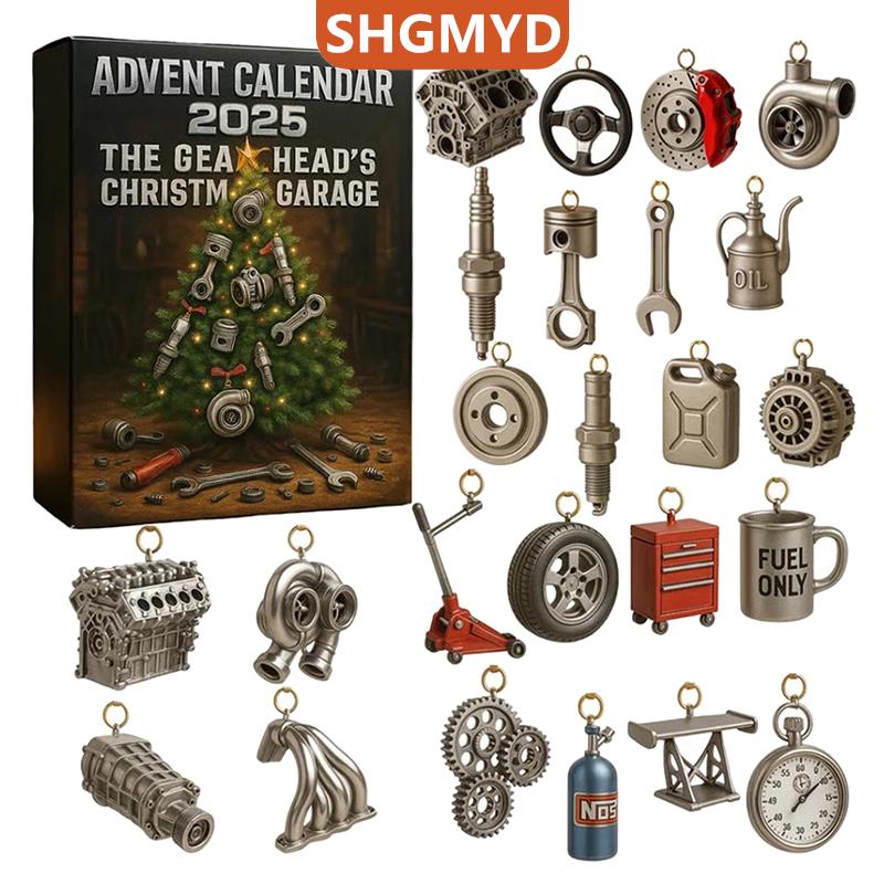 [COD] SHGMYD SPORTS 2025ปฏิทินการถือกำเนิด: โรงจอดรถคริสต์มาสของ Gearhead, 24วันของชิ้นส่วนรถยนต์ขนาดเล็กและปฏิทินการถือกำเนิดของเกียร์ ราคา 181 บาท*ส่งฟรี