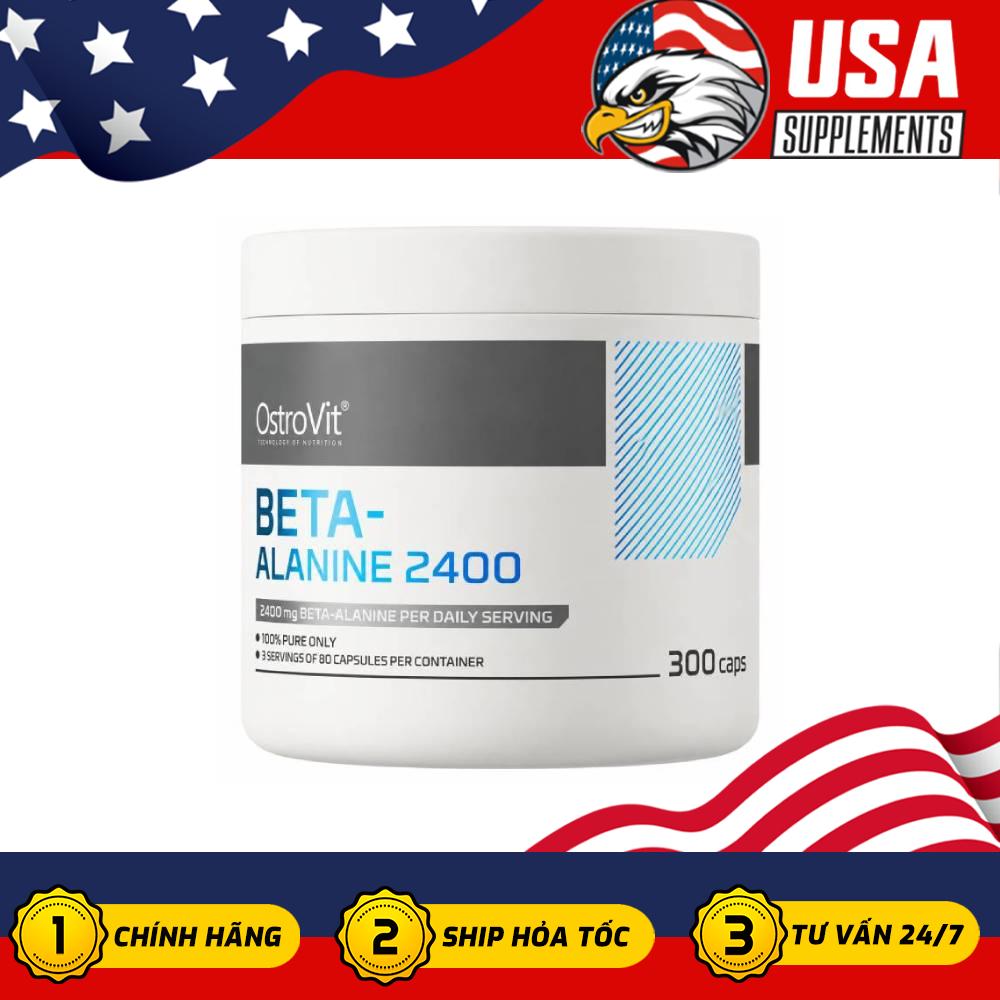 [Sale Sốc] Thực Phẩm Bổ Sung OstroVit Beta-Alanine 2400 Chính Hãng (300 Viên)