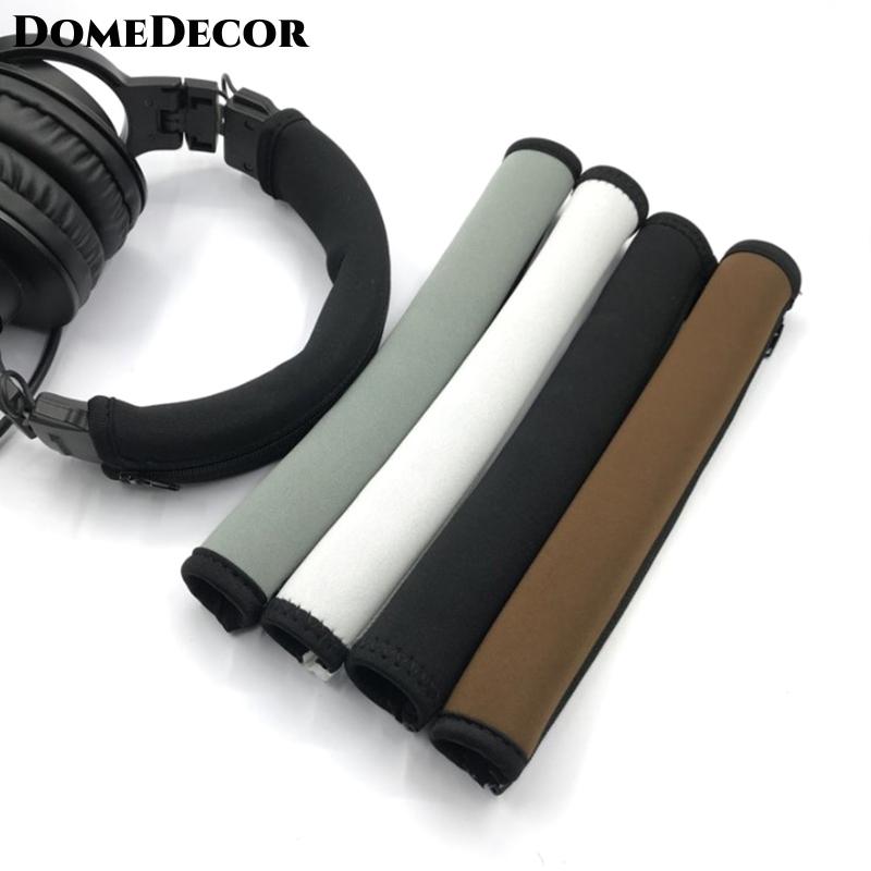 DomeDecor หูฟัง headband Pads bumper COVER เปลี่ยนซิปสำหรับ Sony MDR-1R Headset Repair Parts