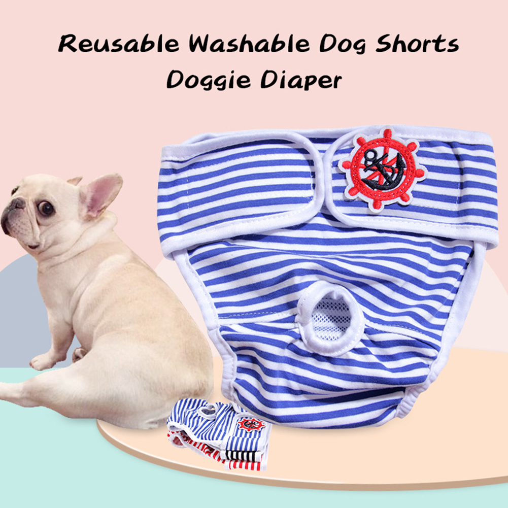 Tã Quần Short Cotton Cho Chó Cưng Chó Con Quần Sinh Lý Vệ Sinh, Quần Lót Nữ Ngắn Có Thể Giặt, Quần Lót Thú Cưng