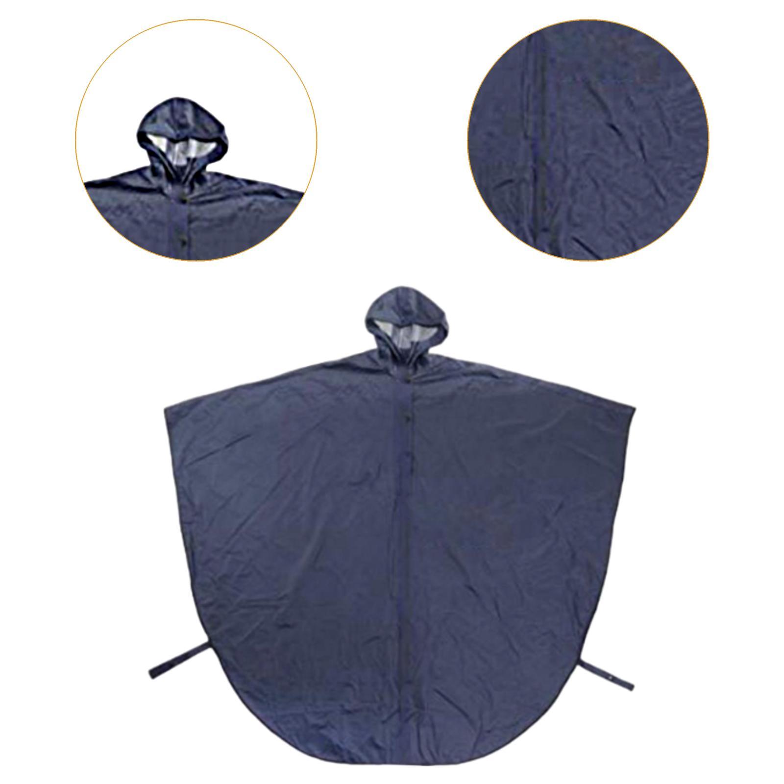 Befairy Wheelchair Poncho Cover Travel Elderly Camping Reflective Strip Poncho with Hood over Rain Protection Cape Full Body Coverage ราคา  470 บาท*ส่งฟรี