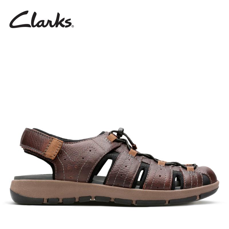 clarks sandals mens gold