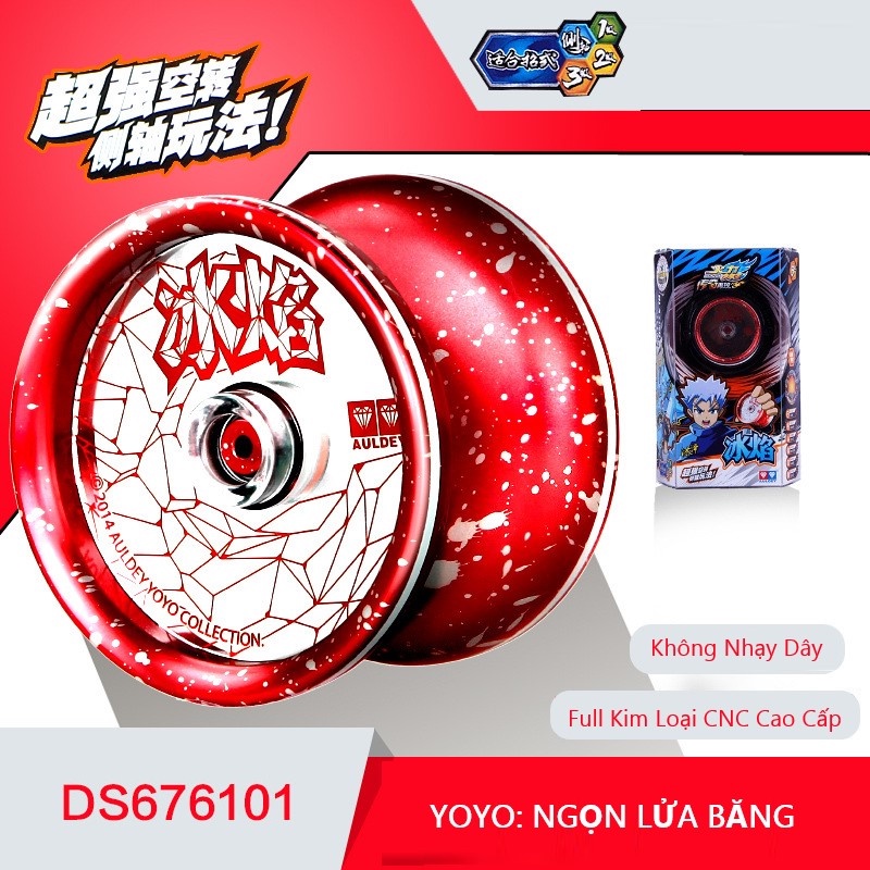 Con Quay Yoyo Kim Loại Tuyệt Đỉnh Yoyo Ngọn Lửa Băng Yoyo Auldey DS676101