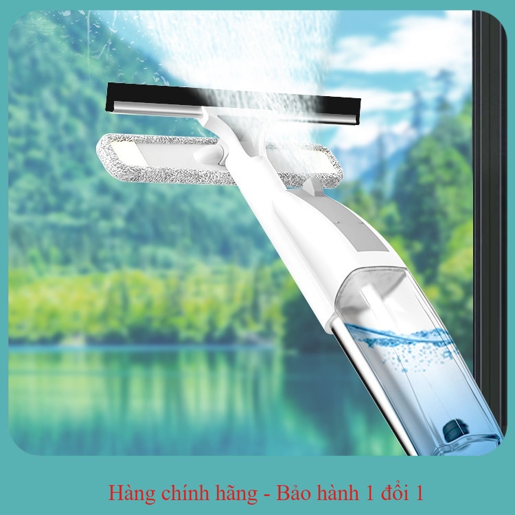 Cây lau kính cán dài kèm bình chứa nước, chổi lau kính thông minh ZJ800 - GD329