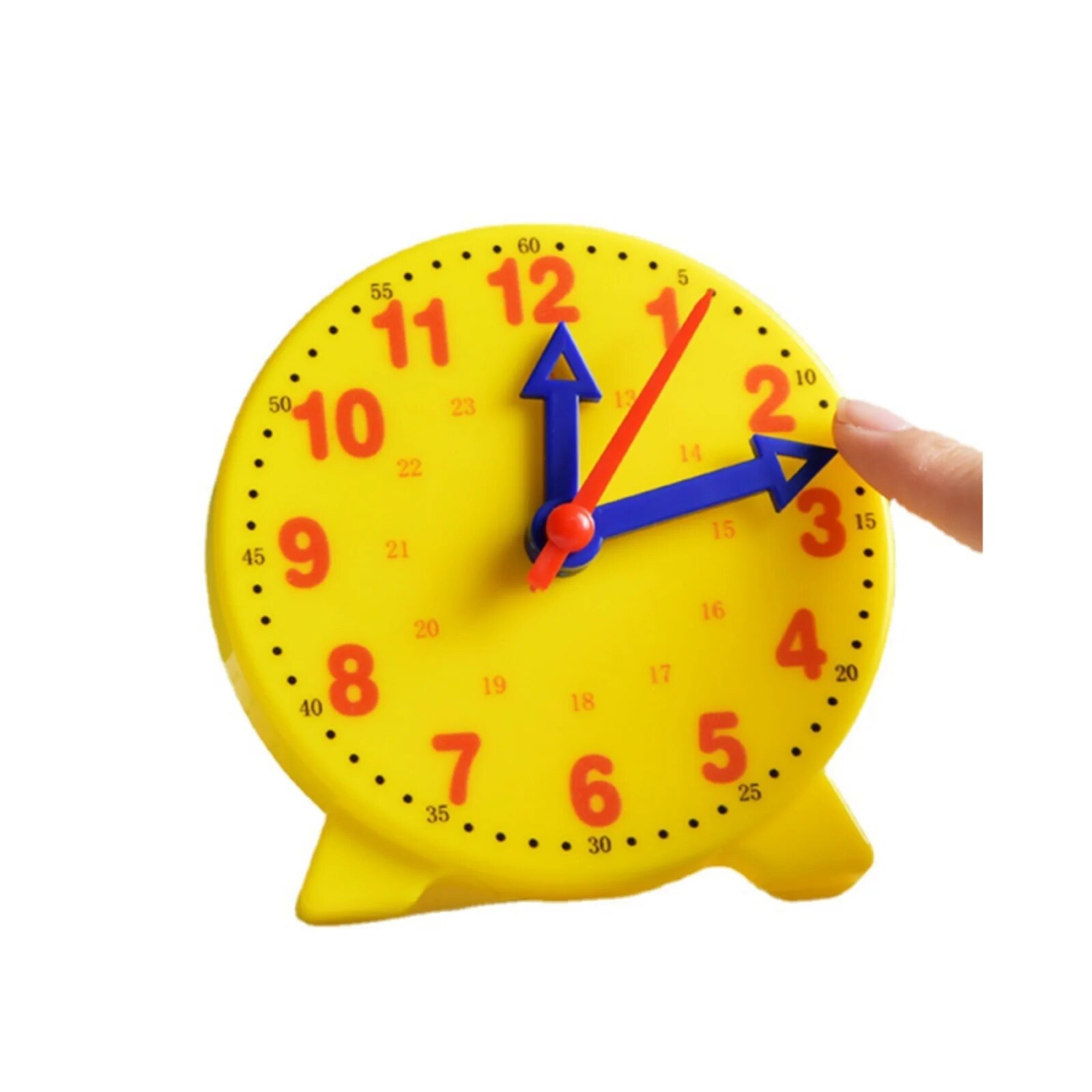 QQ trẻ em trẻ em Montessori có thể điều chỉnh thời gian Đồng hồ học tập đồ chơi giờ phút thứ hai nhận thức đầy màu sắc giáo dục sớm giáo cụ
