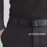 Vintlook thời trang vành đai giản dị với khóa tự động cho trang phục hàng ngày
