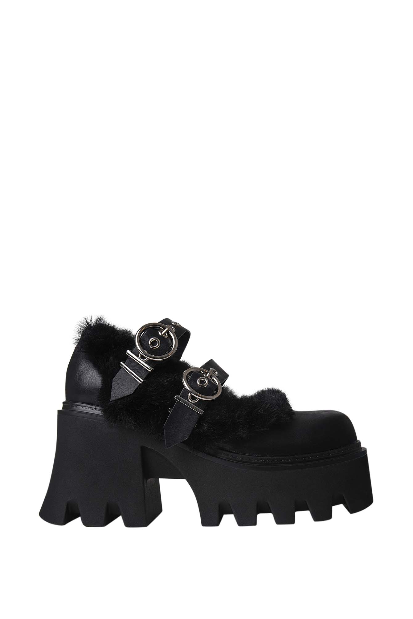Villains SF YONINA Women's Platform Mary-Jane Heels | Heel Height 3.1" ราคา 2,990 บาท*ส่งฟรี