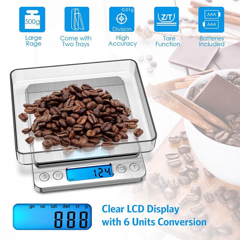 🎁 FREE GIFT 🎁 Mini Digital Kitchen Scale, 0.1g x 3000g Mini Food Weight