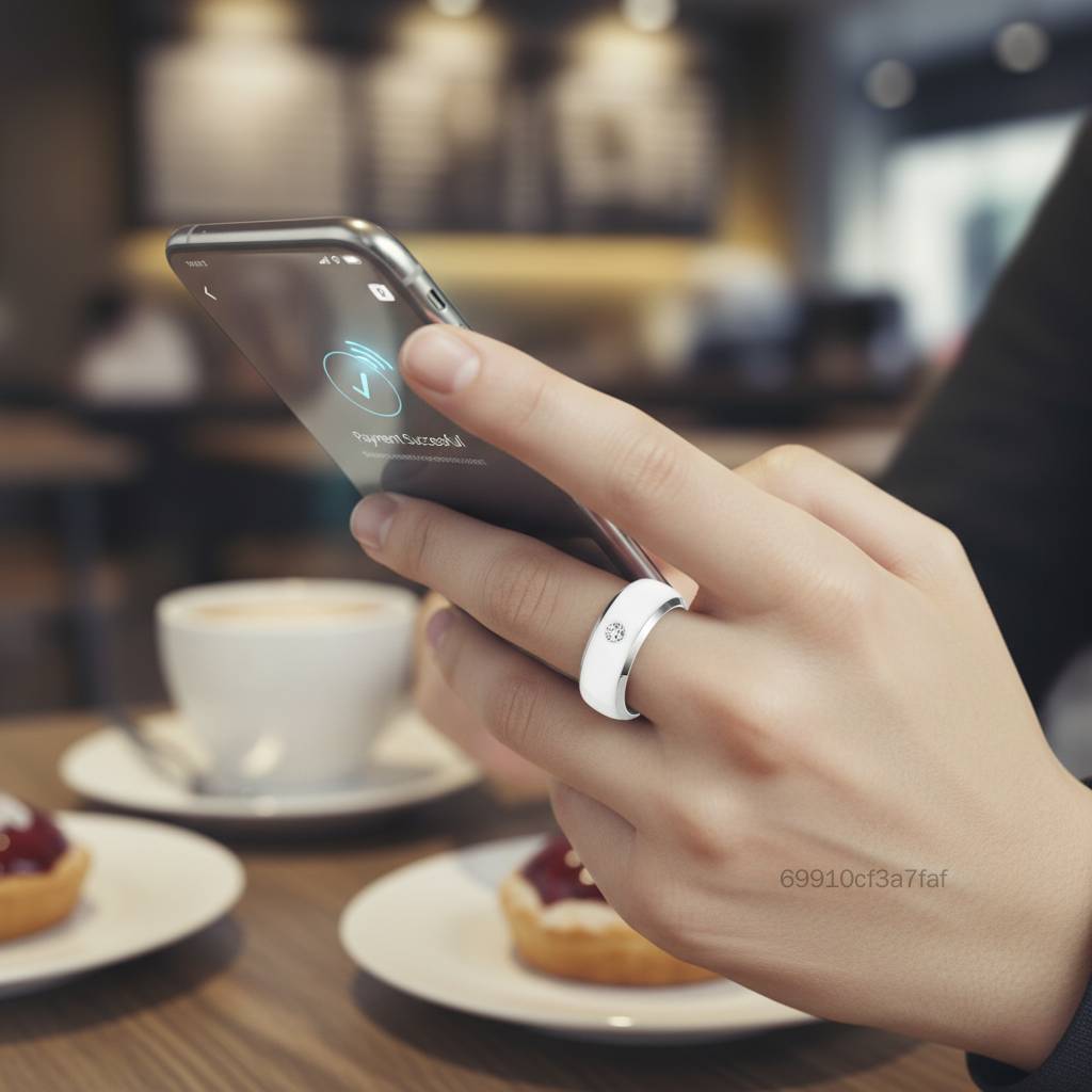 Vòng NFC Amart Thép không gỉ với thiết kế kim cương cho chức năng thẻ điện thoại thông minh Amart-VN