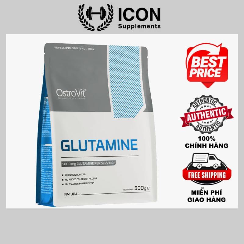 Thực Phẩm Bổ Sung OSTROVIT GLUTAMINE - Hỗ Trợ Đường Ruột và Phục Hồi Cơ Bắp - SẢN PHẨM CHẤT LƯỢNG CAO SHOP CHỌN LỌC RẤT KĨ HÀNG HÓA ĐẢM BẢO ĐƯỢC YÊU THÍCH TRÊN THỊ TRƯỜNG MỜI KHÁCH YÊU ỦNG HỘ TRẢI NGHIỆM VÀ CHO SHOP ĐÁNH GIÁ NHÉ