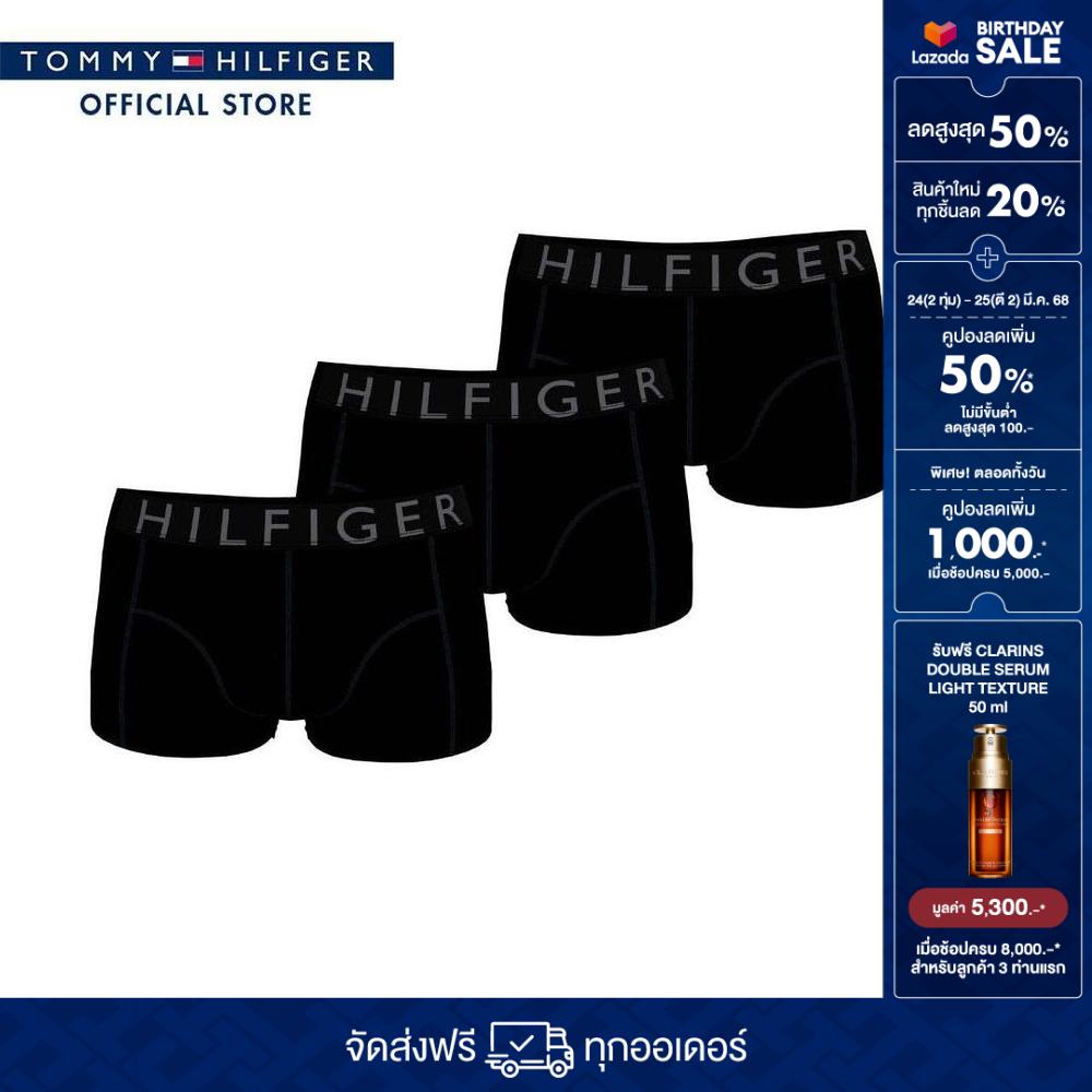 Tommy Hilfiger Men Trunks Model UM0UM03467 0WE - Black - ยี่ห้อ Tommy Hilfiger ราคา 2,290 บาท*ส่งฟรี