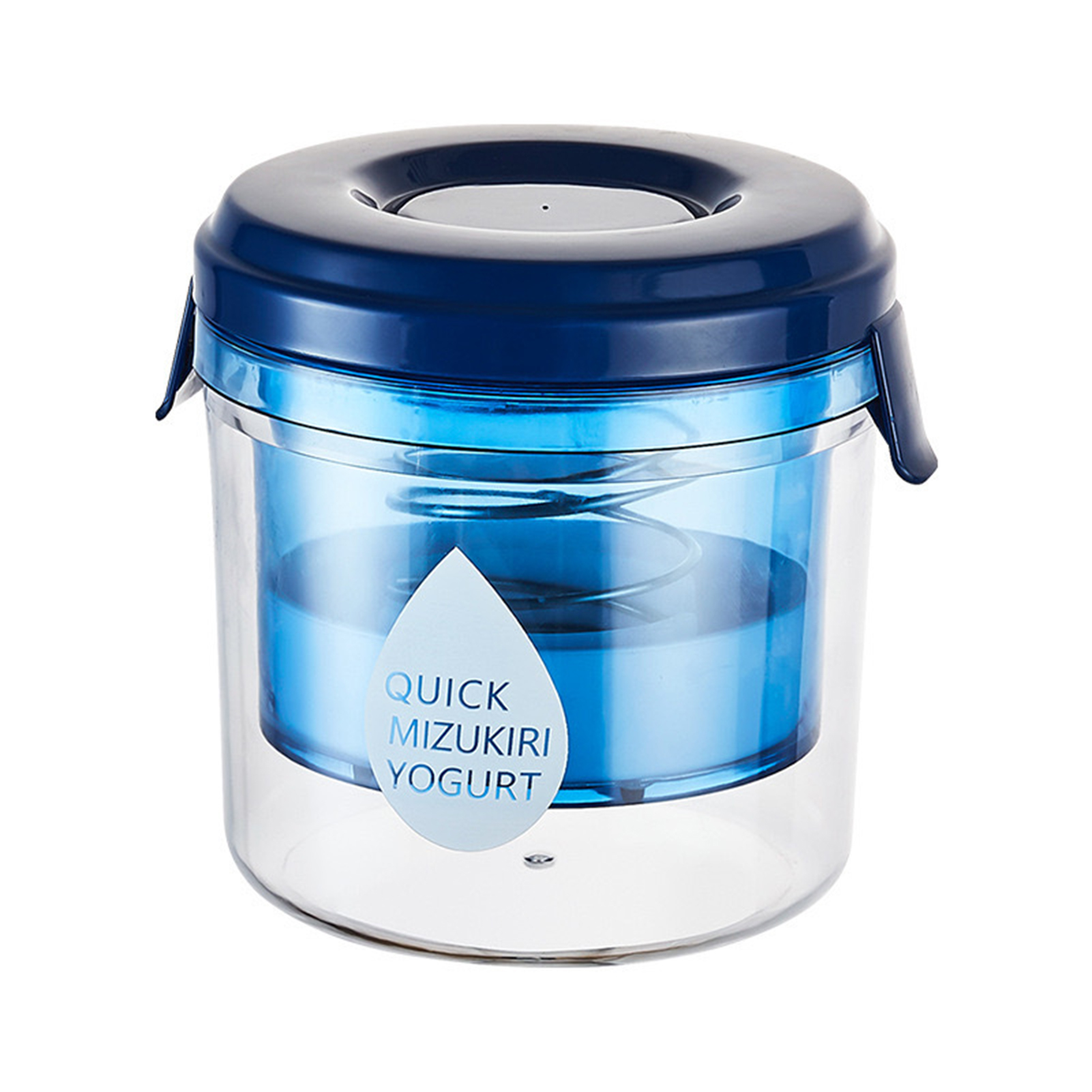 Sanwood®Màu Xanh Và Thép Không Gỉ Sữa Chua Lọc Pho Mát Báo Chí Và Sữa Chua Lọc Combo Xách Tay Hy Lạp Máy làm sữa chua Với Bộ Lọc màng mịn Cho Kem Sữa Chua dung tích lớn Whey Tách Lọc Lý Tưởng