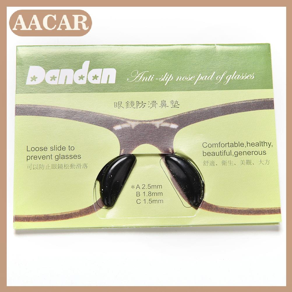 AACAR 5 Cặp Miếng đệm mũi silicon chống trượt cho kính Mắt Kính Râm Kính đeo mắt