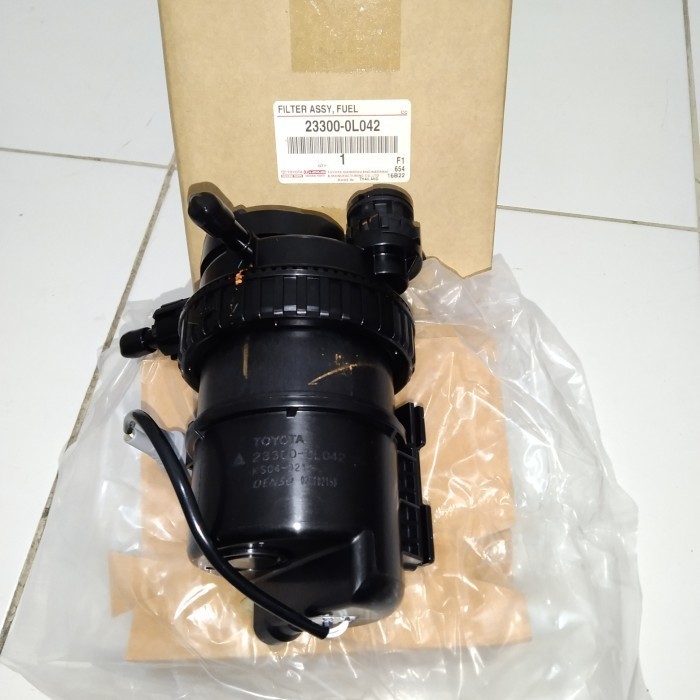 rumah fuel filter solar Innova Fortuner Hilux Diesel 2500c 23300-0L042 Harga 1,130,000 rupiah*Gratis Ongkir
