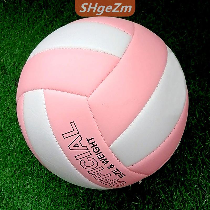 [COD] SHgeZm Kích Thước Tiêu Chuẩn 5 Bóng Chuyền PVC Chịu Mài Mòn Nổ Bằng Chứng Đào Tạo Trò Chơi Bóng Cao Bouncy Máy Đường May Bóng Chuyền