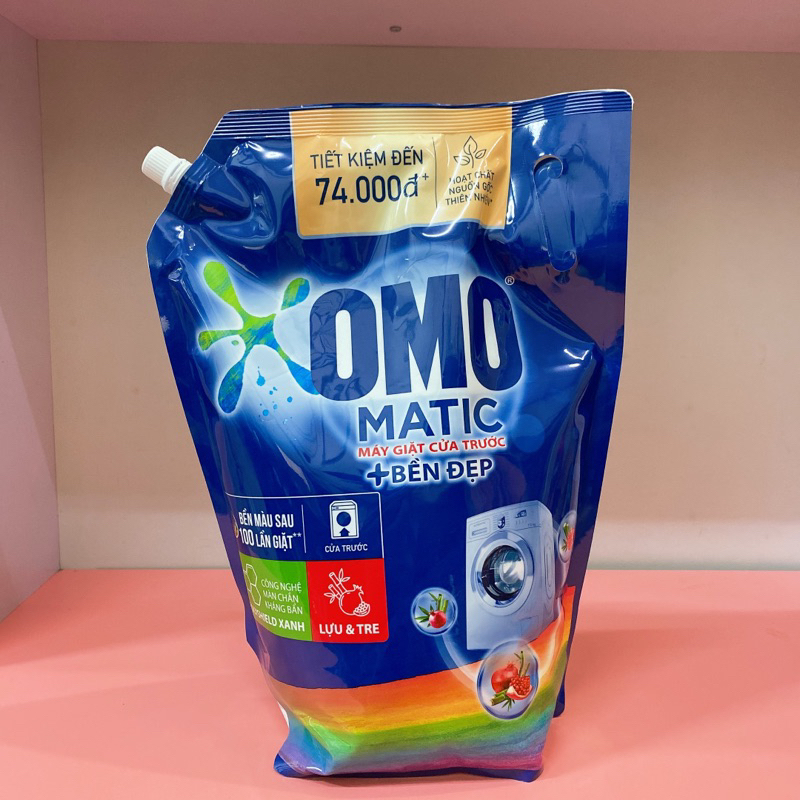 Nước giặt OMO Matic Giữ Màu cho máy giặt cửa trước 3,6kg