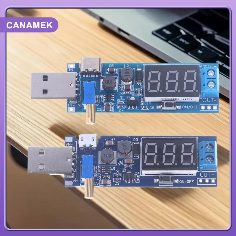 【CANAMEK】 Usb bước lên xuống cung cấp điện mô-đun Boost chuyển đổi DC-DC 5V để DC1.2V-24V có thể điều chỉnh đầu ra Giá 52,264 Đồng*Miễn phí vận chuyển