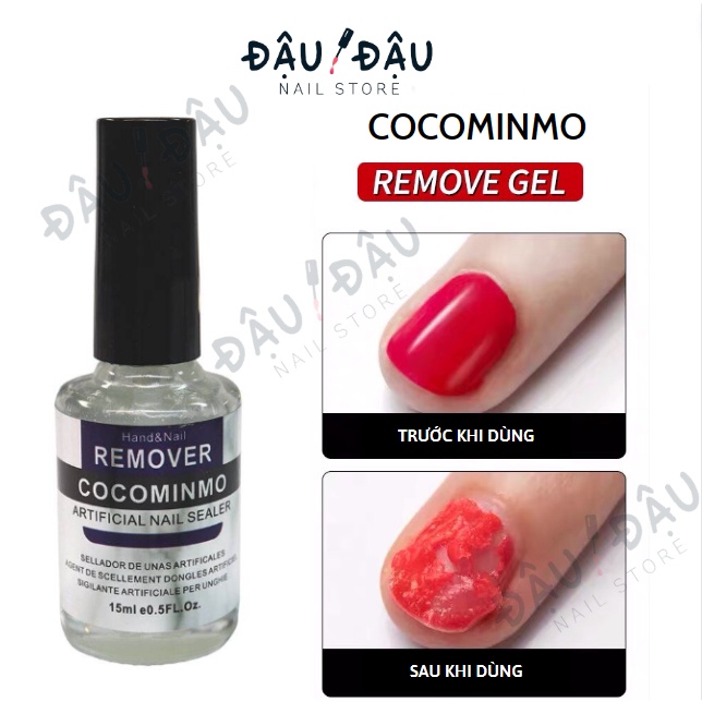 Nước phá gel Cocominmo Chính hãng - Phá gel lạnh không nóng móng