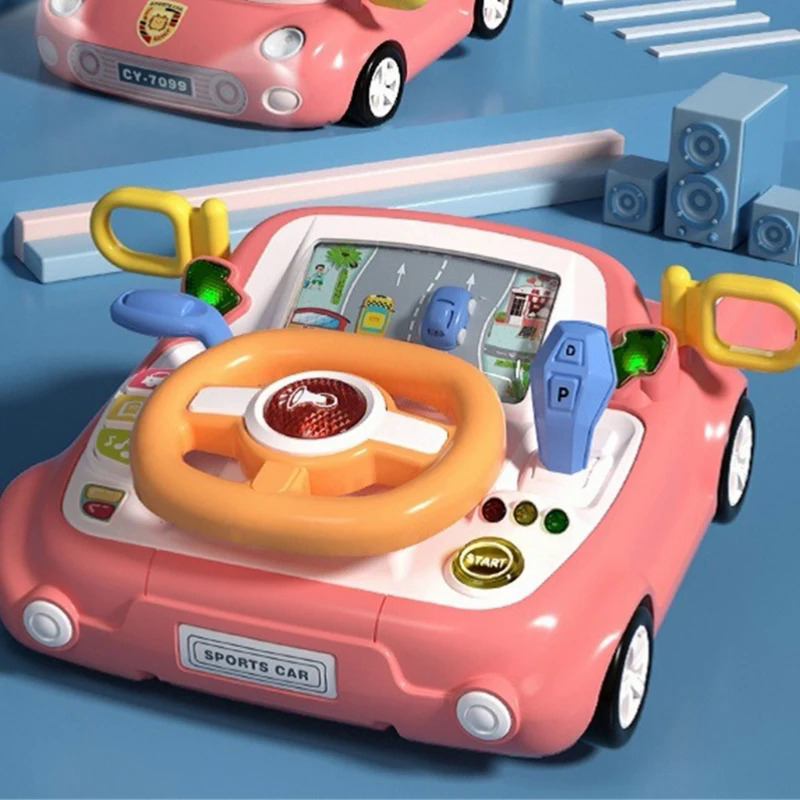 2023 trẻ em học tập lái xe đồ chơi vô lăng giả vờ chơi cho trẻ em toddler q81akl