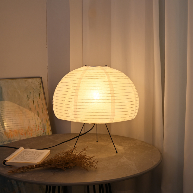【Special offer】 Nogy Noguchi Style Lamp Rice Paper Floor Lamp Retro Creative Bedside Lamp Suitable For Decoration Of Study/bedroom/living Room