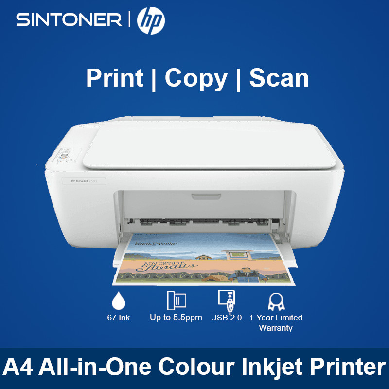 [Local Warranty] HP DeskJet 2330 Colour All-in-One Inkjet Printer Singapore