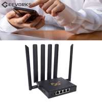 Geevorks WiFi 6 5G Router 6 Antennas Dual Band Gigabit Wireless Router for Home SIM Card Slot