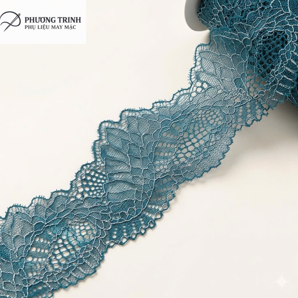 🖤 5M REN THUN CO GIÃN BẢN LỚN (BẢN 6CM) – PHỤ KIỆN MAY CẠP VÁY, ĐỒ NGỦ & ĐỒ LÓT HANDMADE QUYẾN RŨ 🖤