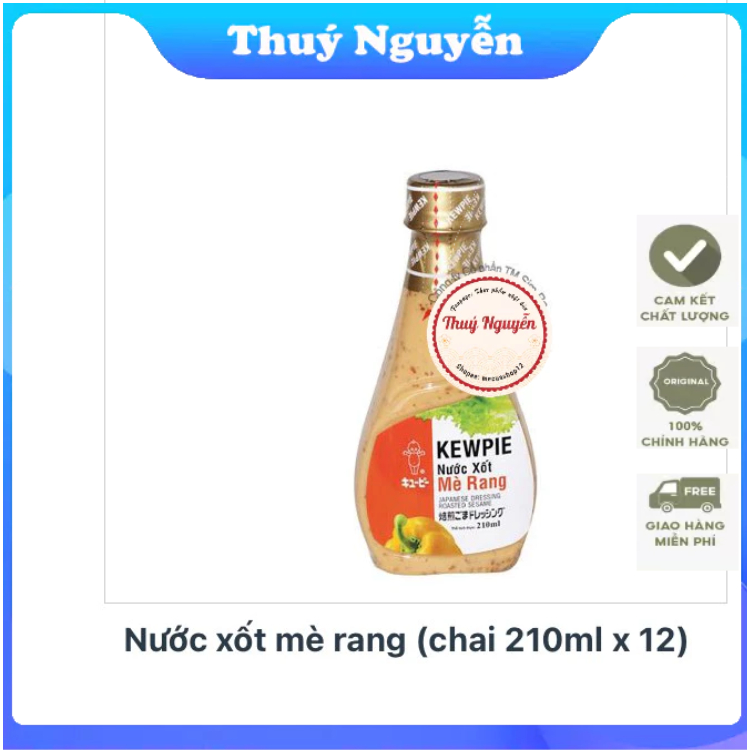 Nước xốt mè rang Kewpie 210ml