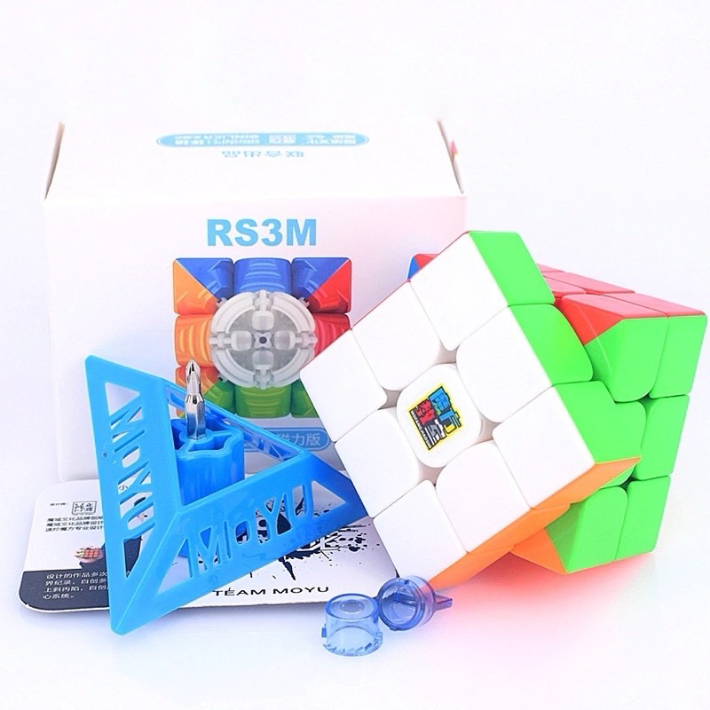 Rubik 3×3  Đồ Chơi Rubik 3 Tầng Stickerless logo GAN khối lập phương Đồ chơi Rubik Gan DATAS.