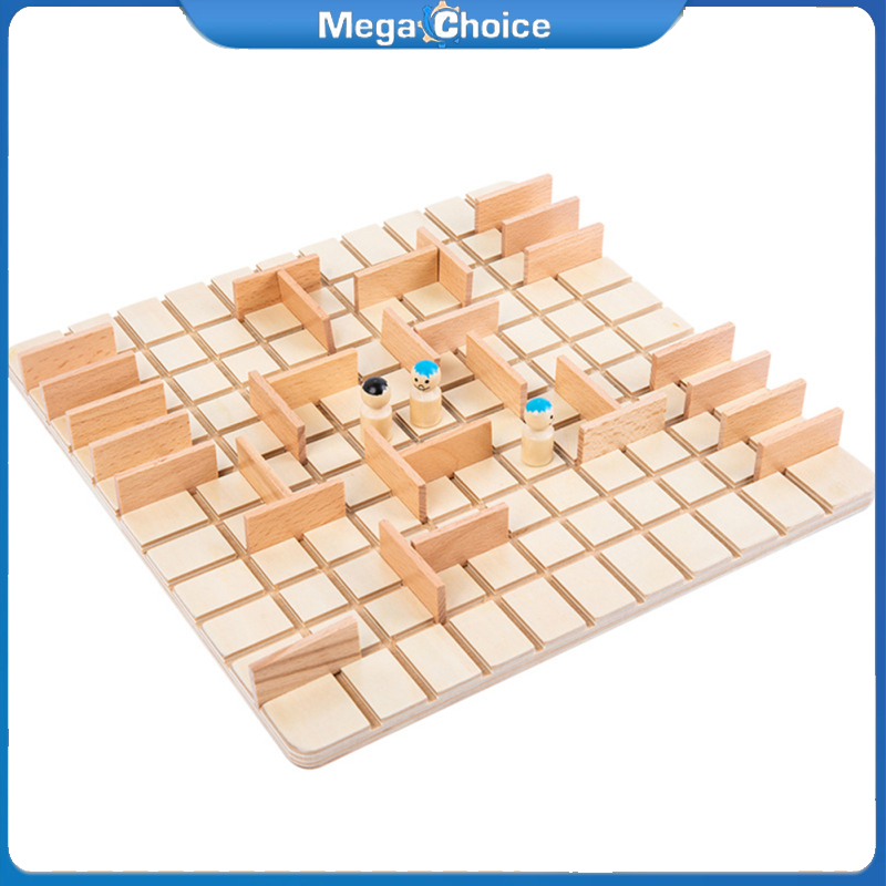 MegaChoice【Fast Delivery】Kids Step By Step Battle Chess Wooden Chess Toys Logical Thinking Parent-Child Interactive Board Games For Kids Gifts ราคา 317 บาท*ส่งฟรี