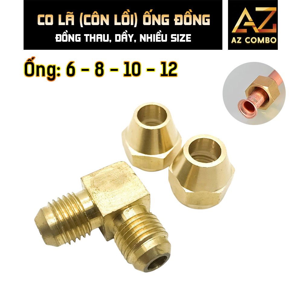 Co Nối 2 Đầu Côn Lồi Ống Đồng 6 8 10 12mm – Co lã ống đồng, NLT