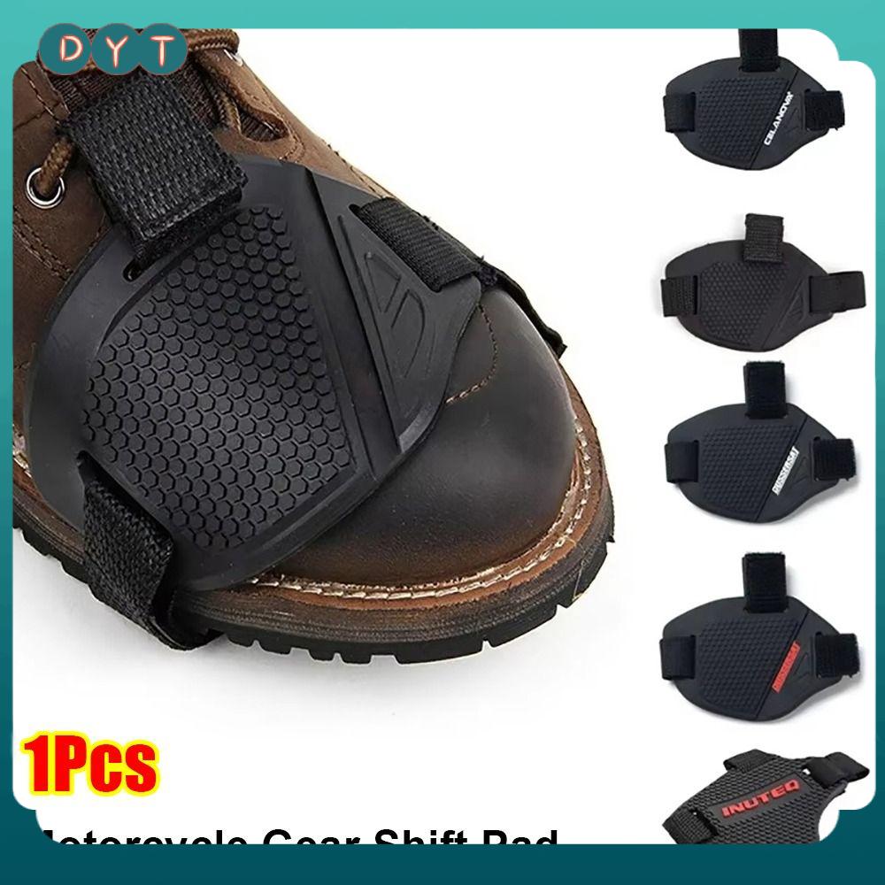 DYT 1Pcs Chống trượt Bàn đạp chuyển số xe máy Cao su Chống thấm nước Bọc bảo vệ giày Bền bỉ Bảo vệ cần số Phụ kiện bọc ủng motocross