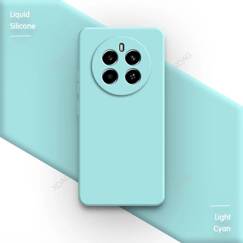 Funda Sang Trọng Ốp điện thoại cho OPPO Realme Narzo 70 Narzo70 5G 6.67 "mềm Silicone lỏng Ban Đầu Cao Qualtiy trơn đơn giản Bìa