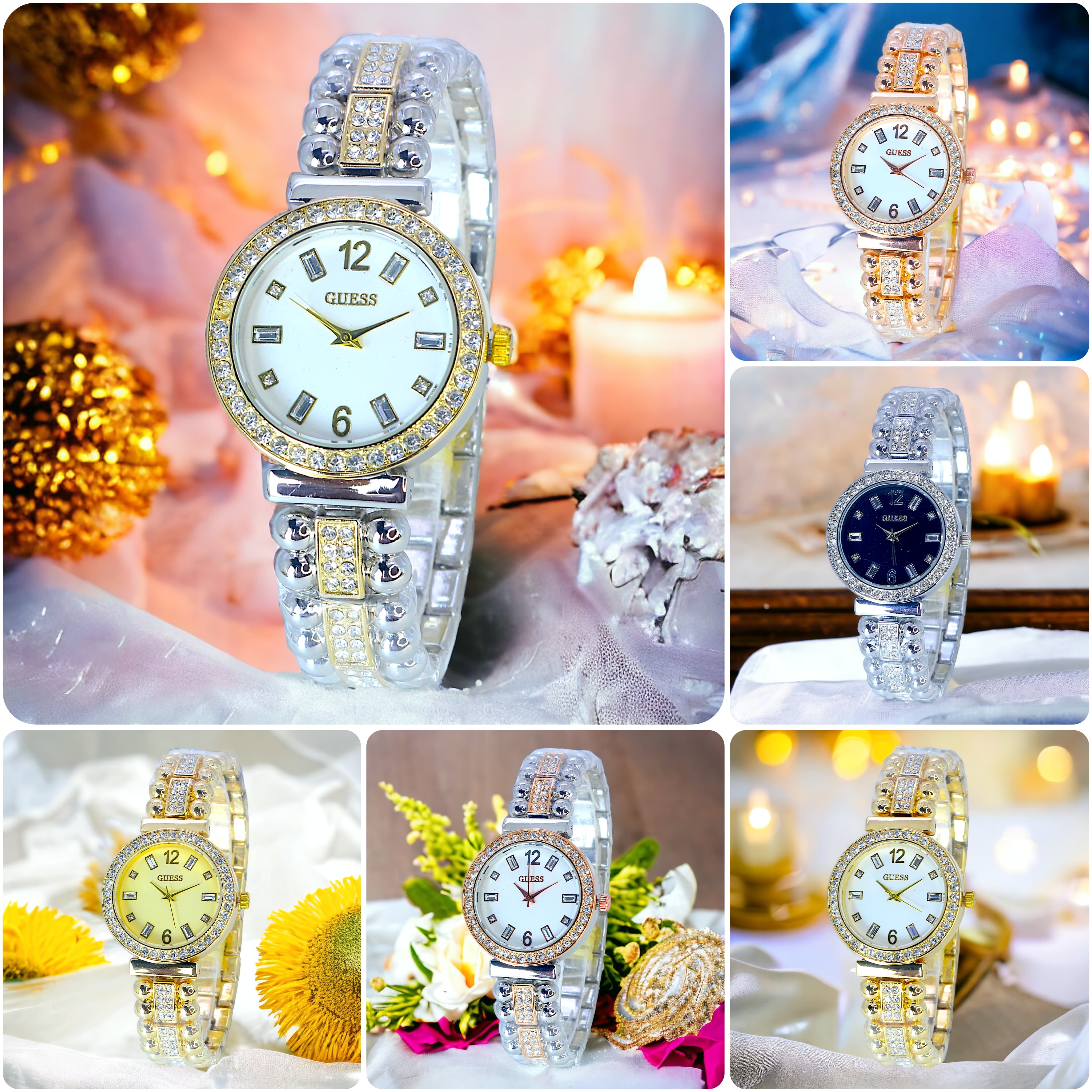 Luxury Heavy Jewellery Ladies Watch – Women's Fashion Quartz Diamond Wristwatch – Elegant Bracelet Style Watch Art# SS -Hea.Jewel-LJW0550-001