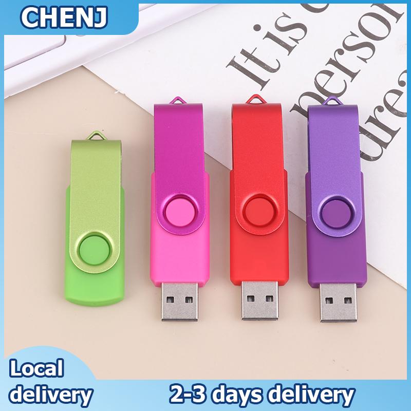 CHENJ แฟลชไดรฟ์ USB สีความจุ64เมตรไดรฟ์ปากกาหน่วยความจำเหมาะสำหรับคอมพิวเตอร์และแล็ปท็อป ราคา 49 บาท*ส่งฟรี