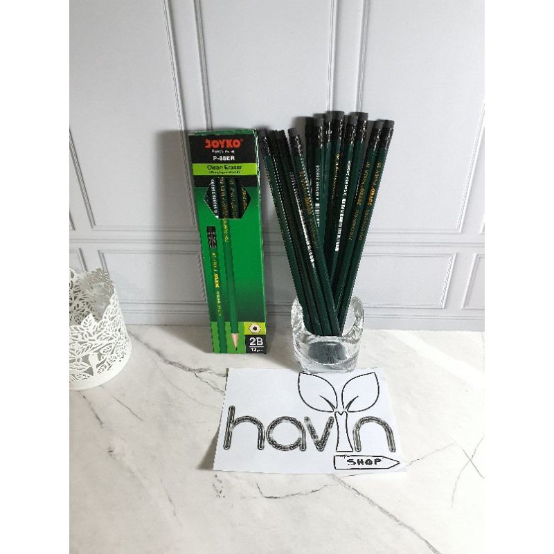 pensil Joyko 2B P-88ER/pensil Joyko ada hapusan/pencil Joyko