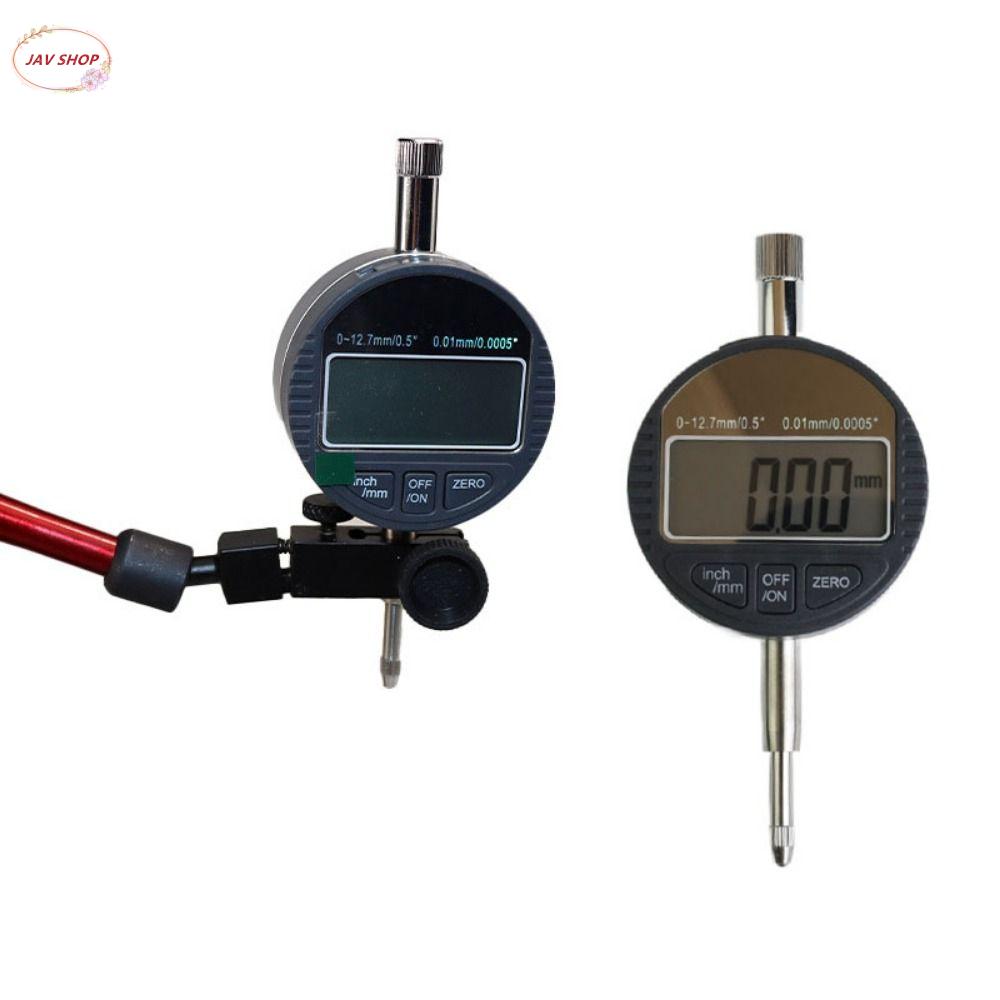 JAV5134 Phạm vi 0-12,7mm Chỉ báo kiểm tra quay số Độ chính xác 0,01mm Màn hình kỹ thuật số Chỉ báo quay số kỹ thuật số Chuyên nghiệp Độ chính xác cao Chỉ báo quay số điện tử Đo độ sâu