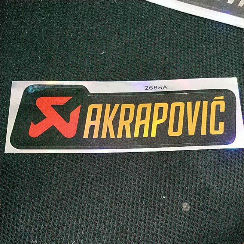 Tem biểu tượng Akrapovic 2688A