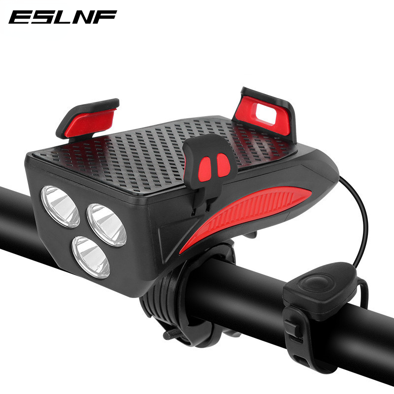 ESLNF 4 Colours Bicycle Headlight Flashlight 2000 4000mA Mobile Phone
